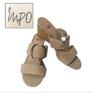 Impo Wedge Mule Sandals